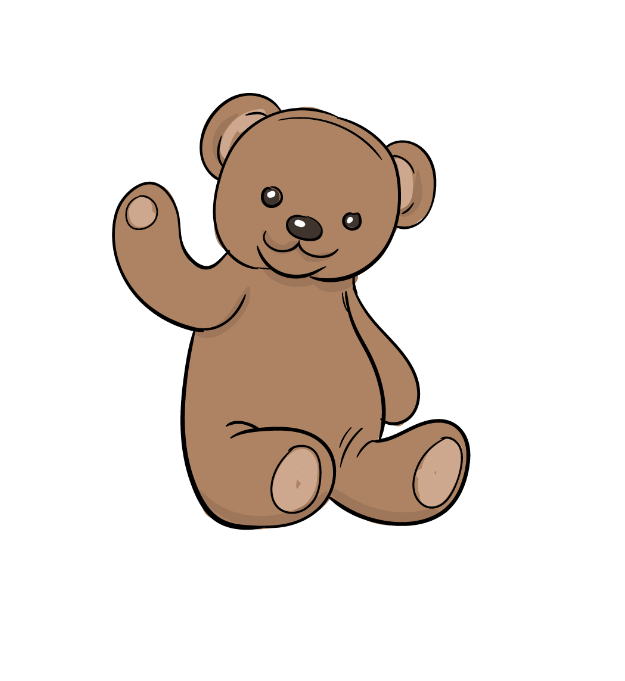 How to draw a teddy bear
